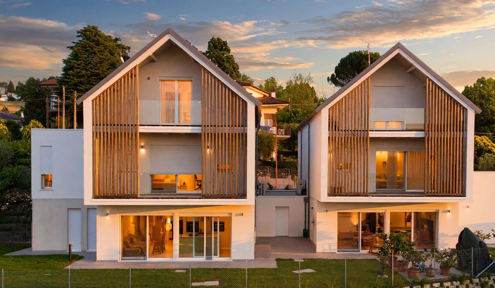 Twin houses