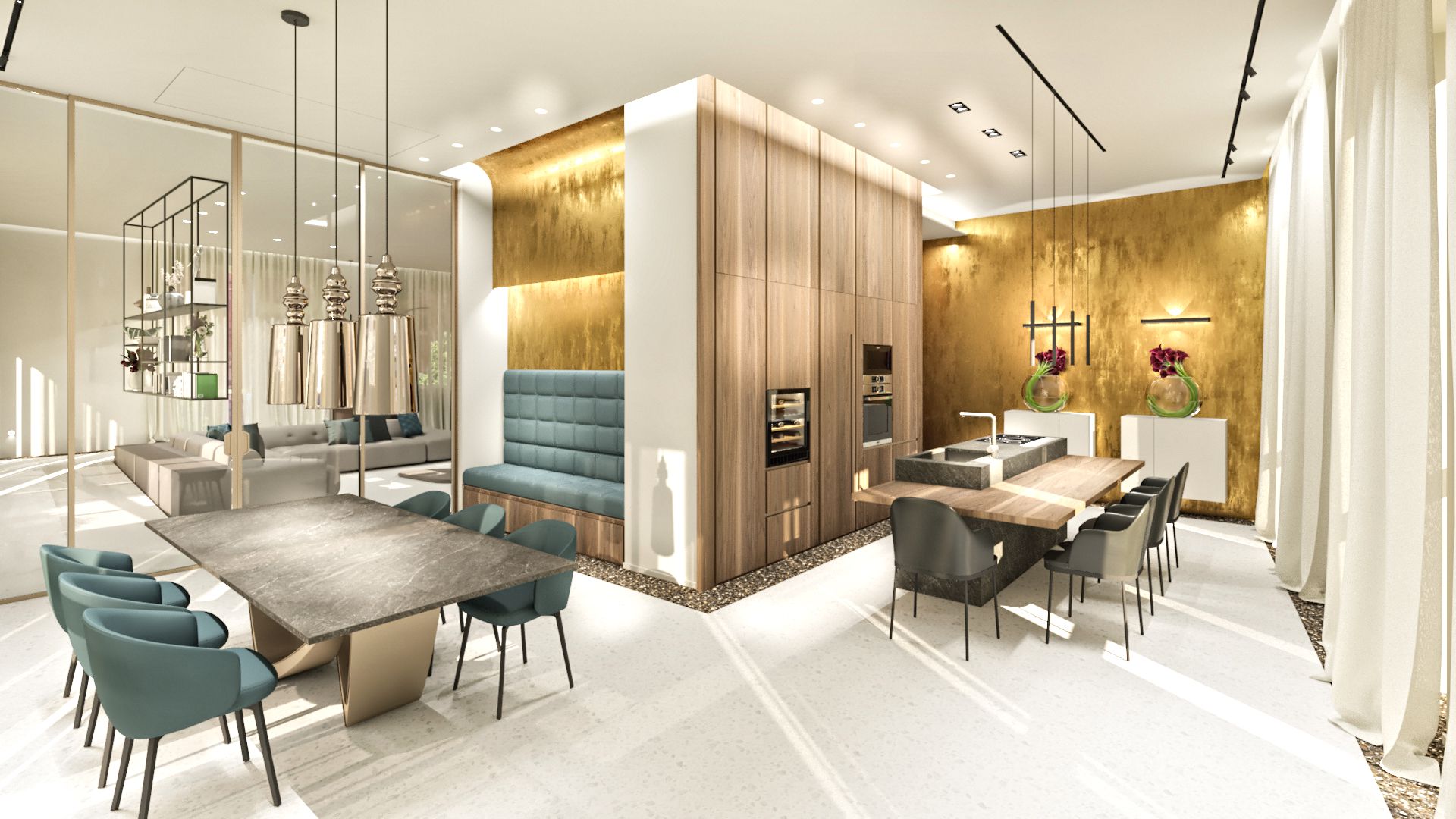 La casa dove la luce disegna lo spazio