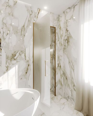 Bagno in stile contemporaneo di 14 di Annalisa Carli Architetto