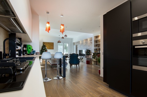 Open Space in stile contemporaneo di 44 di Fiorenzo D'Onofrio Architetto