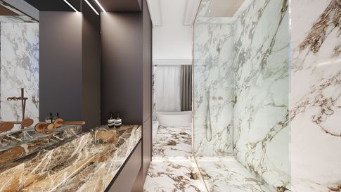 Bagno in stile classico di 10 di Salvatore Sito Interior Designer