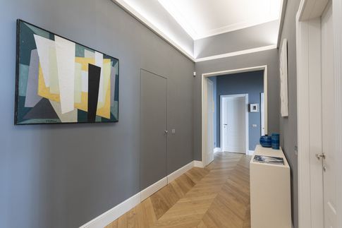 Corridoio in stile eclettico di 27 di Architetto Francesco Franchini