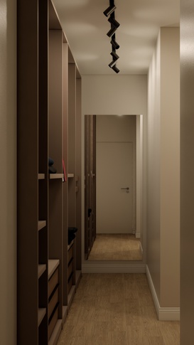 Cabina Armadio in stile nordico di 6 di Arch'IN - Architettura di Interni Cabina Armadio in stile nordico di 6 di Arch'IN - Architettura di Interni