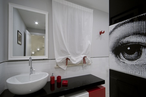 Bagno in stile classico di 6 di Annalisa Buscarini Ingegnere Edile Architetto