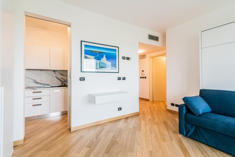 Open Space in stile moderno di 30 di Marco D'Andrea Architettura + Interior Design