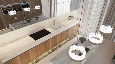 Open Space in stile contemporaneo di 20 di Salvatore Sito Interior Designer