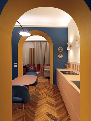 Cucina in stile maximalista di 11 di Rachele Biancalani Studio Cucina in stile maximalista di 11 di Rachele Biancalani Studio