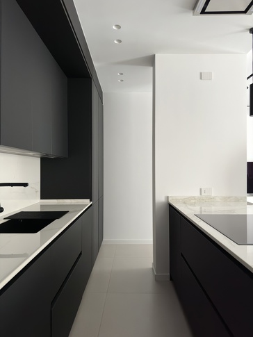 Open Space in stile contemporaneo di 40 di Areadieci architettura