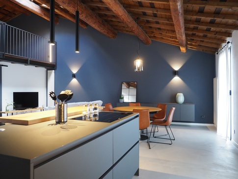 Open Space in stile moderno di 80 di Distretto Lab