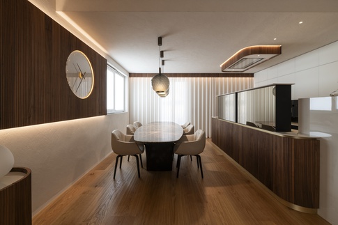 Open Space in stile contemporaneo di 52 di Francesco Cardano Interior Designer