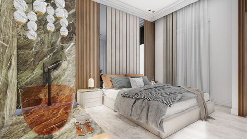 Camera da Letto in stile contemporaneo di 20 di Salvatore Sito Interior Designer