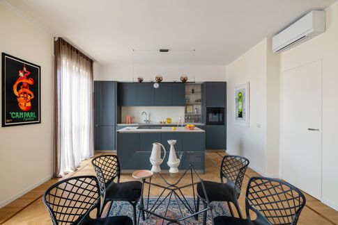 Open Space in stile contemporaneo di 45 di Caterina Scamardella Architetto Open Space in stile contemporaneo di 45 di Caterina Scamardella Architetto