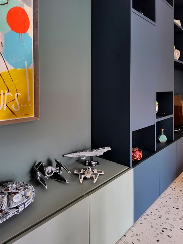 Soggiorno in stile contemporaneo di 32 di Studio MAC