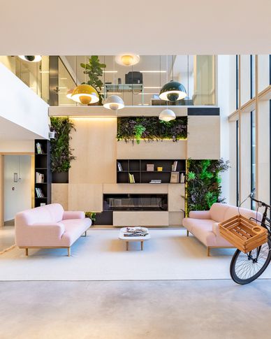 Open Space in stile contemporaneo di 160 di Frame Farm - Architecture & Design Open Space in stile contemporaneo di 160 di Frame Farm - Architecture & Design