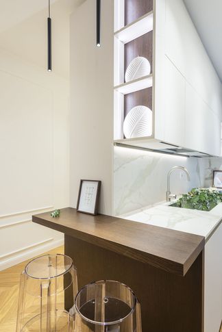 Cucina in stile contemporaneo di 9 di BB1 Architettura & Design