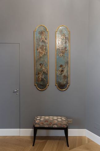 Corridoio in stile eclettico di 27 di Architetto Francesco Franchini