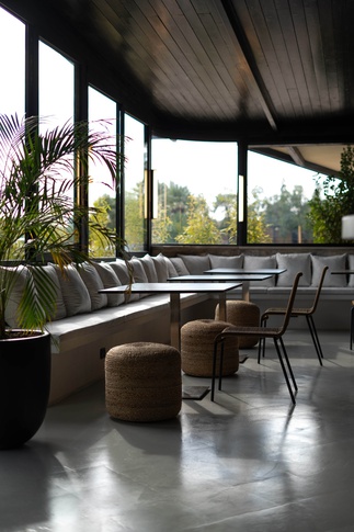 Open Space in stile contemporaneo di 200 di Otnas studio