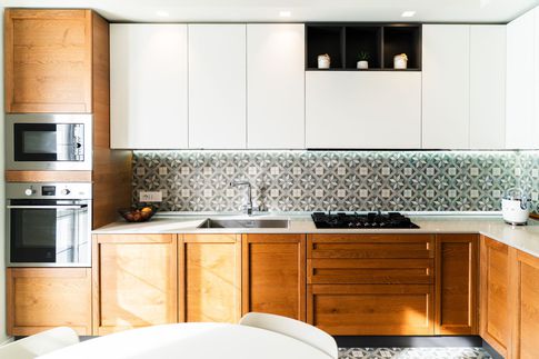 Cucina in stile eclettico di 14 di Davide Gratteri Architetto