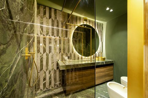 Bagno in stile contemporaneo di 20 di Salvatore Sito Interior Designer