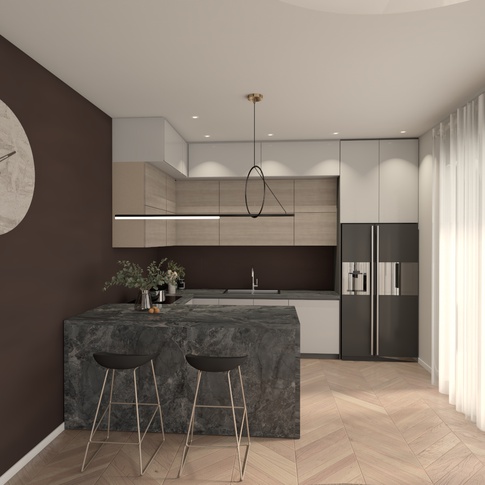 Open Space in stile contemporaneo di 36 di IN.D.AR project