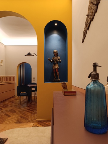 Ingresso in stile maximalista di 6 di Rachele Biancalani Studio