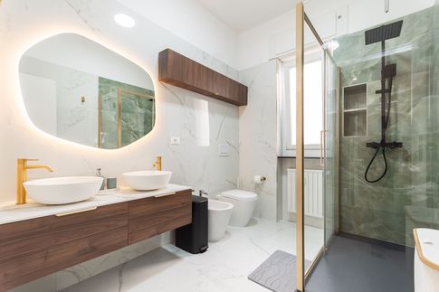 Bagno in stile minimal di 12 di AMIRDSNR Bagno in stile minimal di 12 di AMIRDSNR