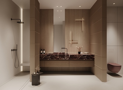 Open Space in stile minimal di 240 di Aureainteriors