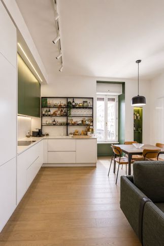 Open Space in stile contemporaneo di 35 di Desearq studio - architettura e interior design