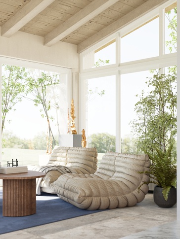 Soggiorno in stile minimal di 24 di EmmePi Architettura