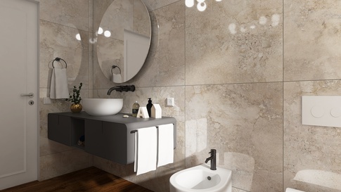 Bagno in stile contemporaneo di 7 di Nicoletta Russo Interior Designer Bagno in stile contemporaneo di 7 di Nicoletta Russo Interior Designer
