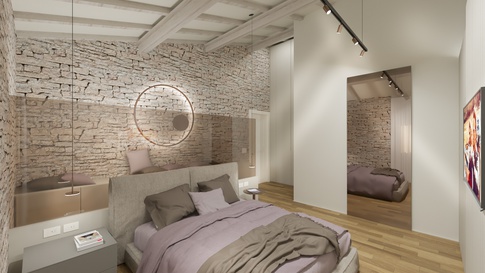 Camera da Letto in stile moderno di 23 di MICHELE VOLPI STUDIO INTERIOR DESIGN