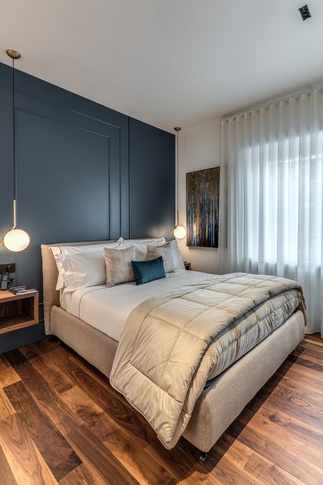 Camera da Letto in stile contemporaneo di 15 di MOB Architects