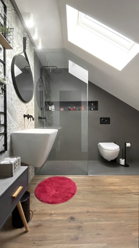 Bagno di Servizio in stile contemporaneo di 5 di kkarchitecture Bagno di Servizio in stile contemporaneo di 5 di kkarchitecture