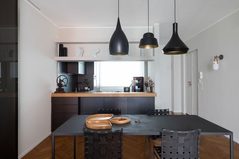Open Space in stile contemporaneo di 40 di Valentina Garraffa architetto light designer Open Space in stile contemporaneo di 40 di Valentina Garraffa architetto light designer