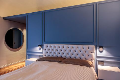 Camera da Letto in stile contemporaneo di 30 di Castelli Sasso architetti