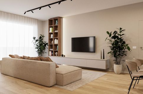 Open Space in stile moderno di 56 di Silvia Aquilani . Design studio