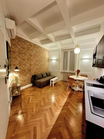 Soggiorno in stile art deco di 16 di Jerry Caputo & Partners Soggiorno in stile art deco di 16 di Jerry Caputo & Partners