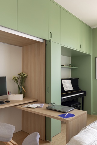 Soggiorno in stile moderno di 31 di Arch. Martina Pozzi MP_archistudio