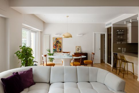 Open Space in stile contemporaneo di 50 di Architetto Sara Edalatkhah