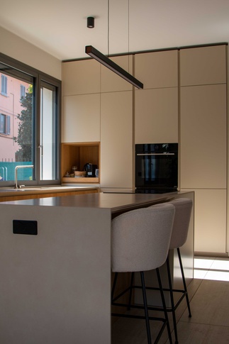 Cucina in stile minimal di 40 di YY studio Cucina in stile minimal di 40 di YY studio