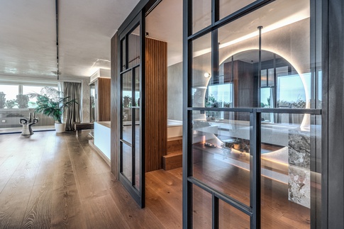 Camera da Letto in stile moderno di 90 di MOB Architects