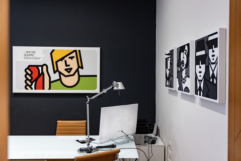Studio in stile pop art di 80 di PIT-POP - Pop Art d'impatto Studio in stile pop art di 80 di PIT-POP - Pop Art d'impatto