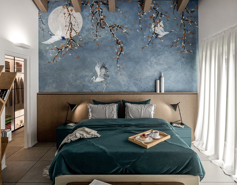 Camera da Letto in stile giapponese di 20 di Caterina Scamardella Architetto Camera da Letto in stile giapponese di 20 di Caterina Scamardella Architetto