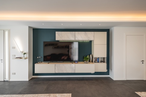 Soggiorno in stile contemporaneo di 40 di Architetto Zavagnini Daniele Soggiorno in stile contemporaneo di 40 di Architetto Zavagnini Daniele