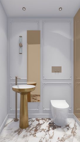 Bagno in stile classico di 10 di Salvatore Sito Interior Designer