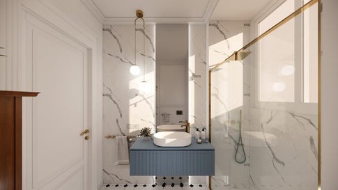 Bagno di Servizio in stile classico di 5 di Maison Monrò