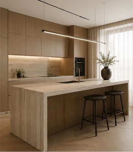 Open Space in stile contemporaneo di 80 di ZS Interiors