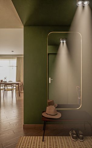 Open Space in stile japandi di 40 di Caterina Scamardella Architetto
