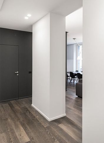 Ingresso in stile contemporaneo di 9 di DOME studio