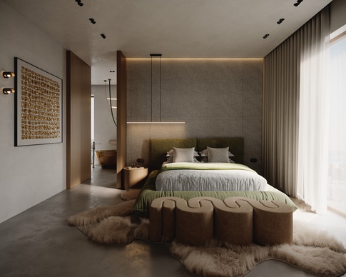 Camera da Letto in stile minimal di 25 di Aureainteriors Camera da Letto in stile minimal di 25 di Aureainteriors